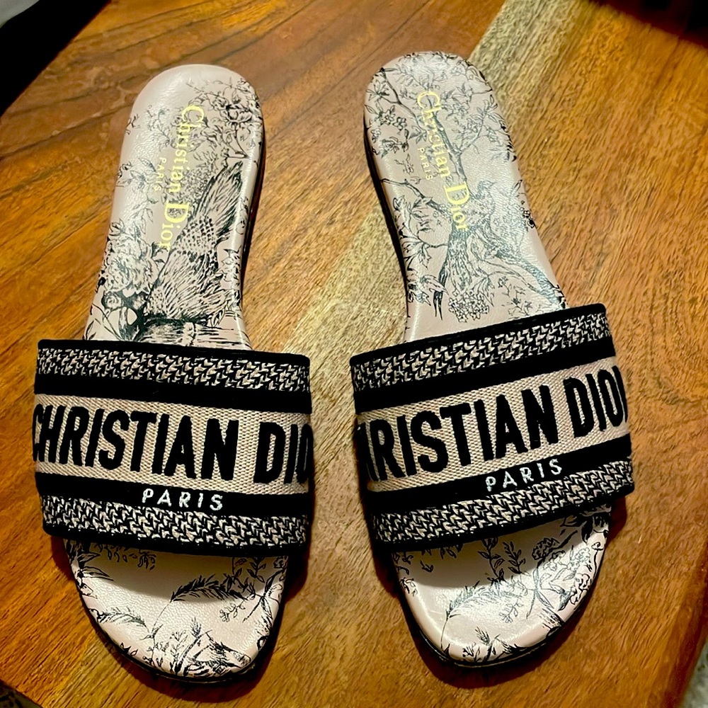 Christian Dior Dway slides size 36 in women’s